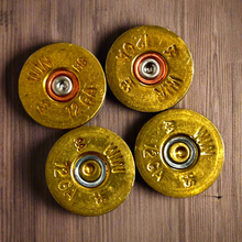 Load image into Gallery viewer, Thin Sliced Winchester 12 Gauge Gold Shotgun Shell Slices Qty 15 | FREE SHIPPING
