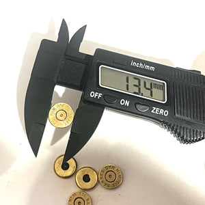 8 pcs - 300 WIN MAG Brass Bullet Slices - Shipping Included
