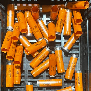 Orange Nobel  12 Gauge Shotgun Shells Once Fired 12GA Empty Hulls