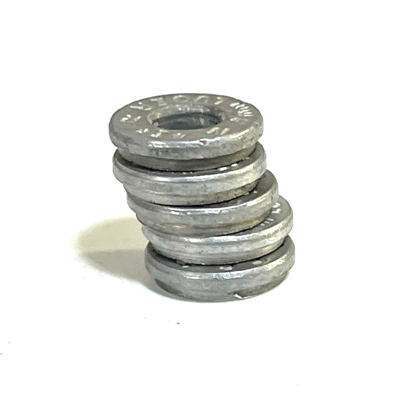 Deprimed Aluminum 9MM Bullet Slices