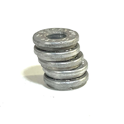 Deprimed Aluminum 9MM Bullet Slices
