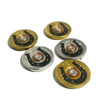 Load image into Gallery viewer, Engraved Horseshoe Shotgun Shell Slices 12 Gauge Mixed Color | Qty 5 | SHIPPING INCLUDED
