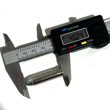 Load image into Gallery viewer, 357 Magnum Nickel Dummy Rounds With New Round Nose Nickel Bullet
