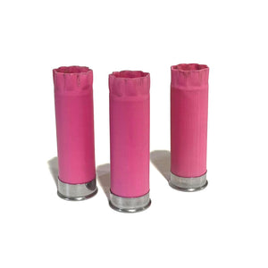 Pink Blank Empty Shotgun Shells 12 Gauge Hulls DIY Boutonniere Wedding Crafts | 8 Pcs | FREE SHIPPING