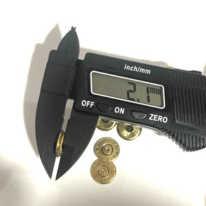 8 pcs - 300 WIN MAG Brass Bullet Slices - Shipping Included