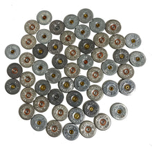 Load image into Gallery viewer, Shotgun Shell Bullet Slices 12 Gauge Silver 50 Pcs | FREE SHIPPING
