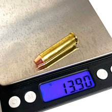 Load image into Gallery viewer, 357 Magnum Brass Dummy Rounds With New Flat Nose Bullet
