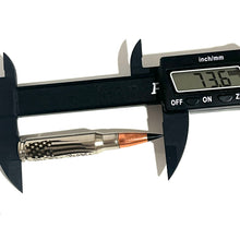 Load image into Gallery viewer, We The People Flag Engraved Bullet Nickel With New Black Tip 5 Pcs
