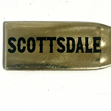 Load image into Gallery viewer, Custom Engraved ARIZONA &amp; SCOTTSDALE 308 Flattened Brass Bullet Casings | 50 Pcs Of Each
