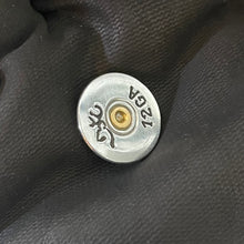 Load image into Gallery viewer, Browning 12 Gauge Hand Painted Shotgun Shell Slices 12GA Silver Qty 5 | FREE SHIPPING
