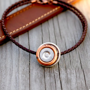 Bullet Bracelet Made From Flattened Primers