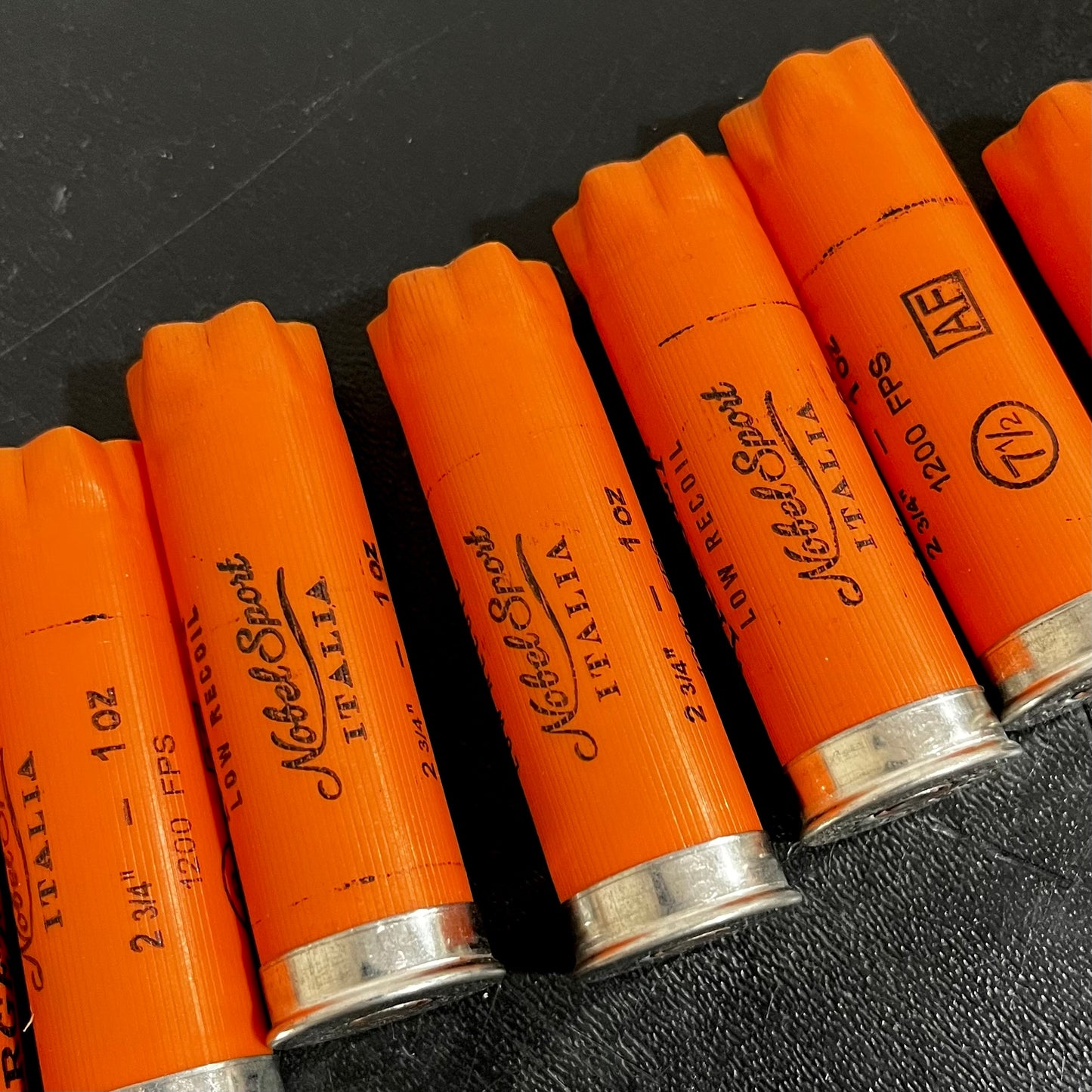Orange Empty 12GA Shotgun Shells Nobel Sport Target | Qty 100 | FREE SHIPPING