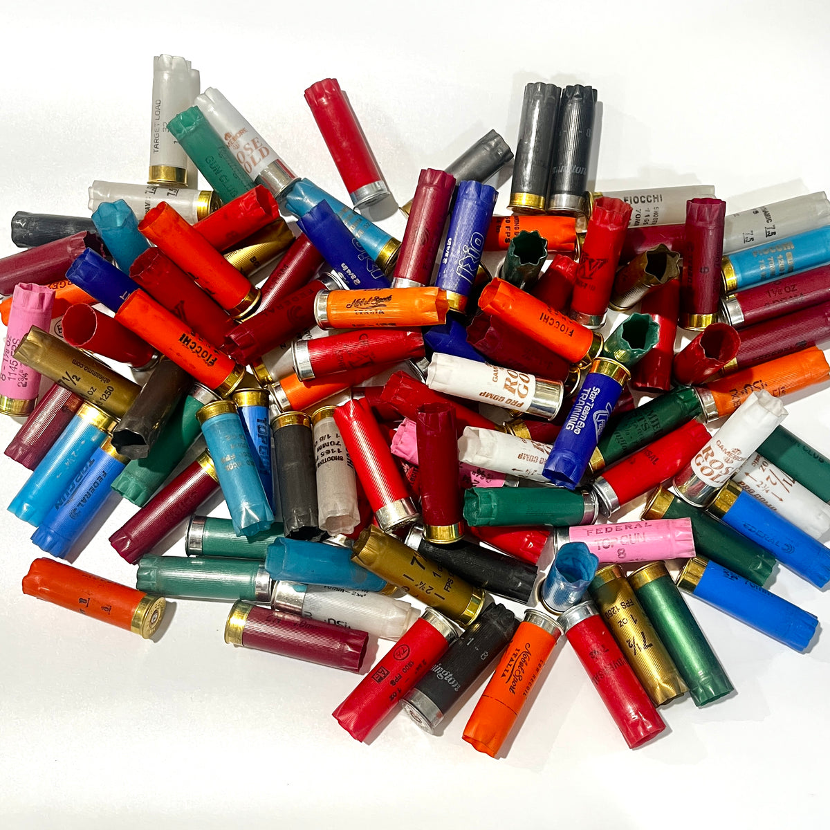 Steal & Deals: Mixed Color Empty Shotgun Shells 12 Gauge | Qty 100