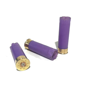 Purple Blank Empty Shotgun Shells 16 Gauge Hulls DIY Boutonniere Wedding Crafts | 8 Pcs | FREE SHIPPING