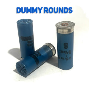 Electric Blue Dummy Rounds Fake Shotgun Shells 12 Gauge 12GA