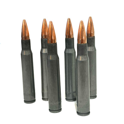 30-06 SPRG Dummy Rifle Rounds Real Once Fired Steel Casings With New Bullet | 5 Pieces | Free Shipping
