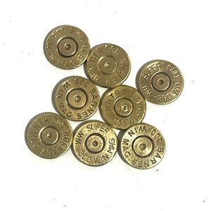 8 pcs - 300 WIN MAG Brass Bullet Slices - Shipping Included