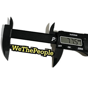 We The People Keychain Accessories Zipper Pulls Backpack Charm 10 Pcs