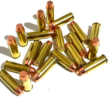 Load image into Gallery viewer, 44 Magnum Dummy Rounds Brass With New Flat Bullet
