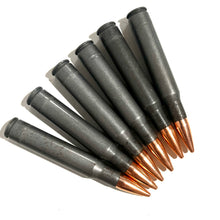 Load image into Gallery viewer, 30-06 SPRG Dummy Rifle Rounds Real Once Fired Steel Casings With New Bullet | 6 Pieces | Free Shipping
