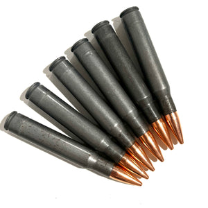 30-06 SPRG Dummy Rifle Rounds Real Once Fired Steel Casings With New Bullet | 6 Pieces | Free Shipping