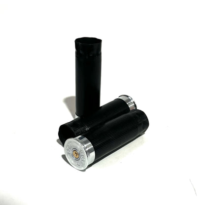 Empty Shotgun Shells Black Blank 12 Gauge No Markings On Hulls For Wedding Boutonnieres And Decor