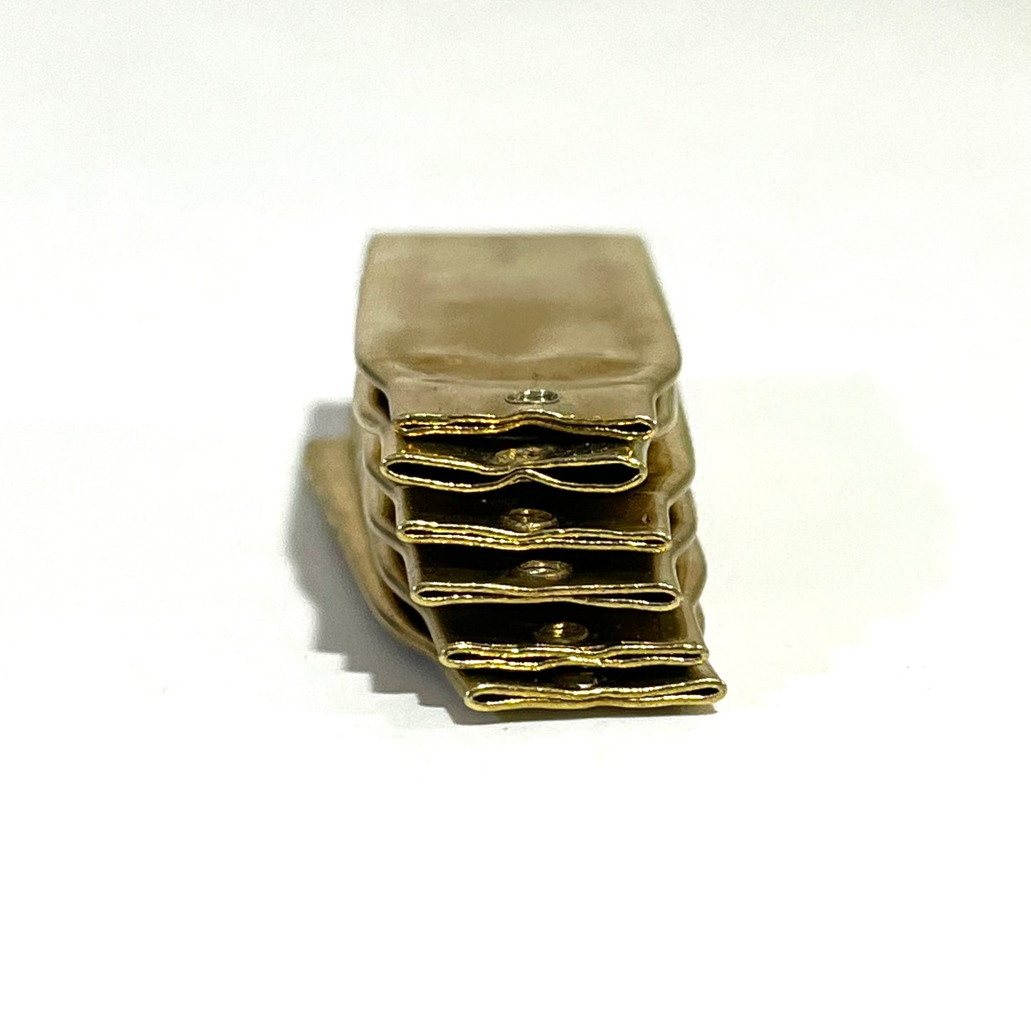 Flattened Brass Blanks With Hole For Metal Stamping Real Fired Bullet Casings Qty 5 | FREE SHIPPING