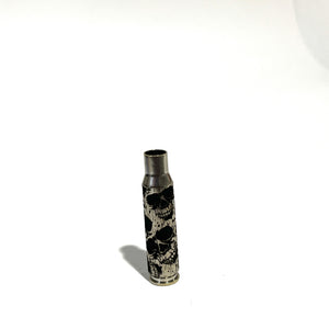 Skulls 308 WIN Engraved Nickel 5 Pcs