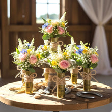 Load image into Gallery viewer, DIY shotgun shell gold boutonniere supplies
