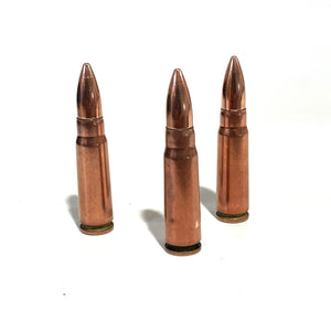 7.62x39 AK-47 Dummy Rounds Copper Case Real Once Fired With New Bullet