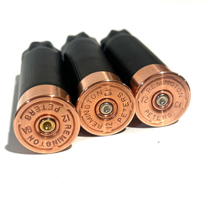 Black / Copper Blank Empty Shotgun Shells 12 Gauge Hulls For DIY Boutonniere Wedding Crafts | 8 Pcs | FREE SHIPPING