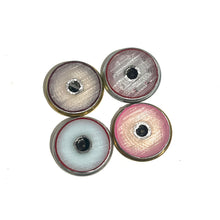 Load image into Gallery viewer, Engraved Horseshoe Shotgun Shell Slices 12 Gauge Mixed Color | Qty 50 | SHIPPING INCLUDED
