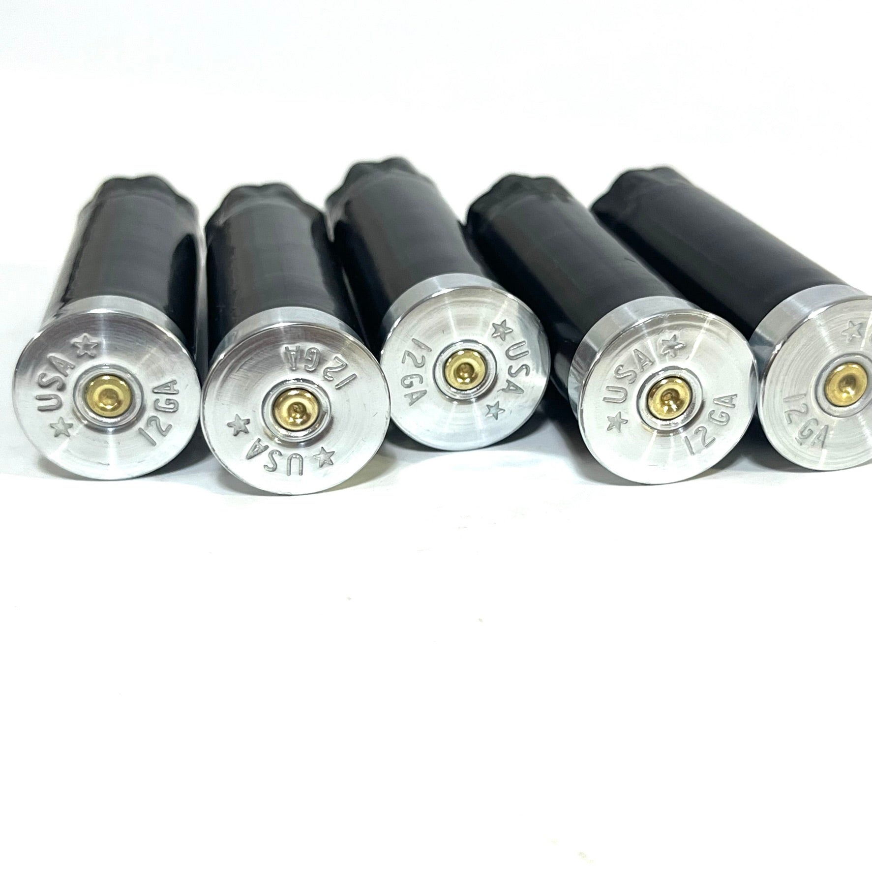 Blank Black Glossy Empty Shotgun Shells No Markings On Hulls DIY ...