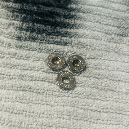 38 Special Nickel Bullet Slices — Thick Cut, Deprimed | Qty 15