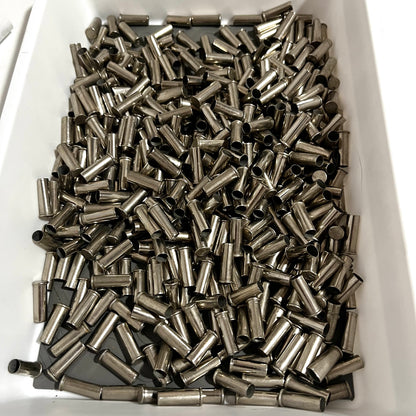 Nickel .22 Caliber Brass Shells Qty 300 Pcs