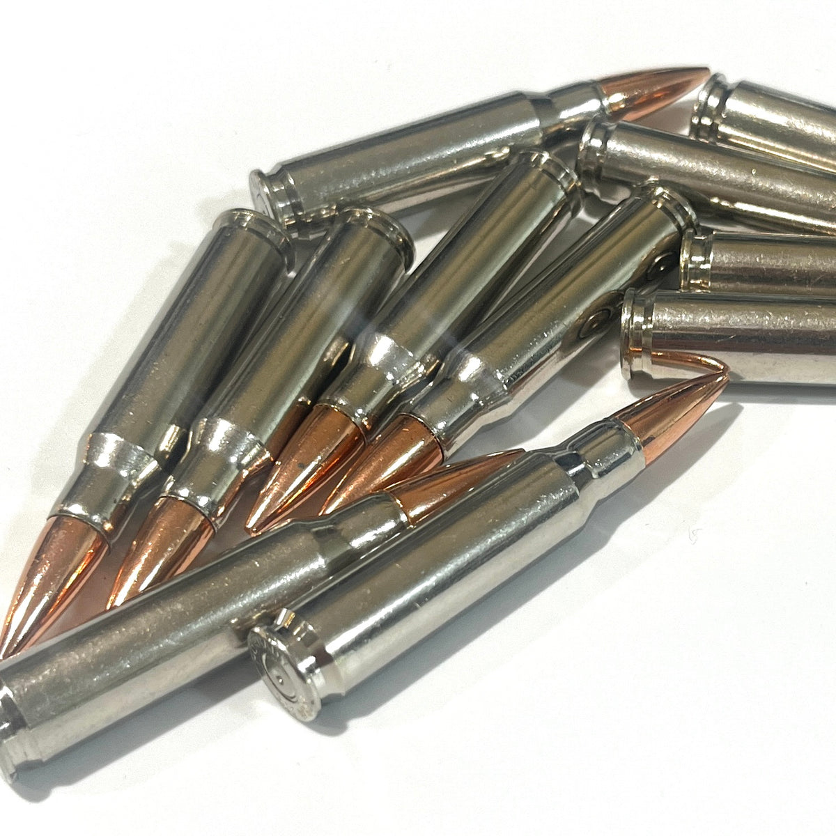 Nickel .308 WIN / 7.62x51 NATO Dummy Rifle Rounds With New Bullet | Qty 5