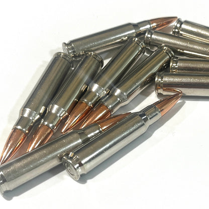 Nickel .308 WIN / 7.62x51 NATO Dummy Rifle Rounds With New Bullet | Qty 5