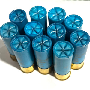 Light Blue Dummy Rounds High Brass Fake Shotgun Shells 12 Gauge 12GA - Qty 10 - FREE SHIPPING