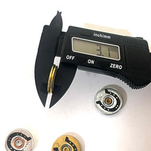 Load image into Gallery viewer, Engraved Horseshoe Shotgun Shell Slices 12 Gauge Mixed Color | Qty 50 | SHIPPING INCLUDED
