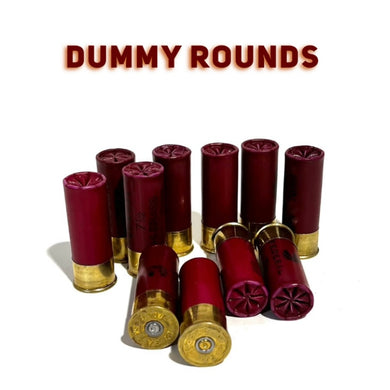 Federal High Brass Dummy Rounds Inert Dark Red Shotgun Shells 12 Gauge Fake Spent Hulls