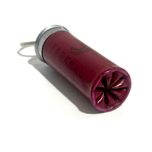 Load image into Gallery viewer, Federal Shotgun Shell Keychain 12 Gauge Dark Red
