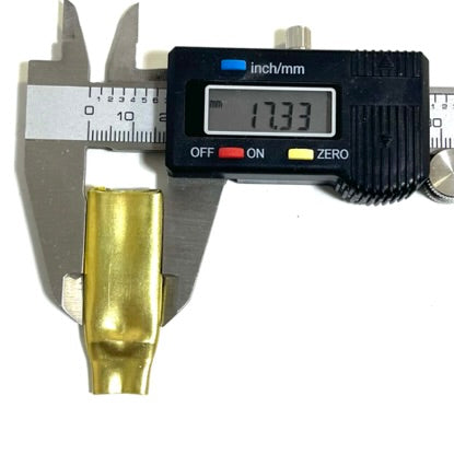Flattened Brass Bullet casings
