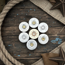 Load image into Gallery viewer, 20 Gauge Silver Shotgun Shell Slices 30 Pcs Mixed | FREE SHIPPING
