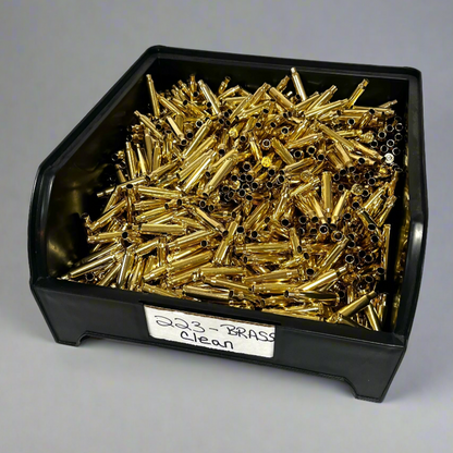223 5.56 Empty Spent Brass Bullet Casings Used Shells Fired Tumbled Cleaned Polished Qty 65 | FREE SHIPPING
