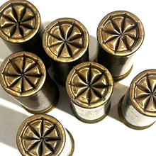 Load image into Gallery viewer, Dummy Rounds Inert Gold Shotgun Shells 12 Gauge Remington Fake Spent Hulls Used Cases 12GA Qty 10 - FREE SHIPPING
