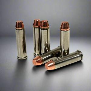 357 Magnum Nickel Dummy Rounds With New Flat Nose Bullets