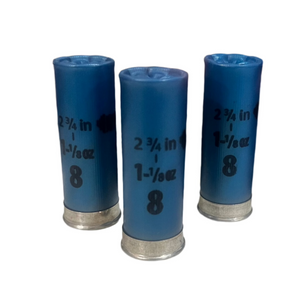 Electric Blue Dummy Rounds Fake Shotgun Shells 12 Gauge 12GA - Qty 10 - FREE SHIPPING