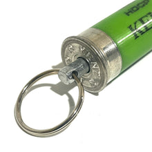 Load image into Gallery viewer, Shotgun Shell Key-Chain Lime Green

