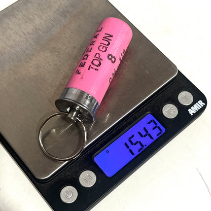 Federal Shotgun Shell Keychain 12 Gauge Pink
