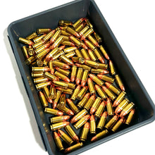 Load image into Gallery viewer, Dummy 9MM 9x19 Luger Polished Brass Casings With New Bullet
